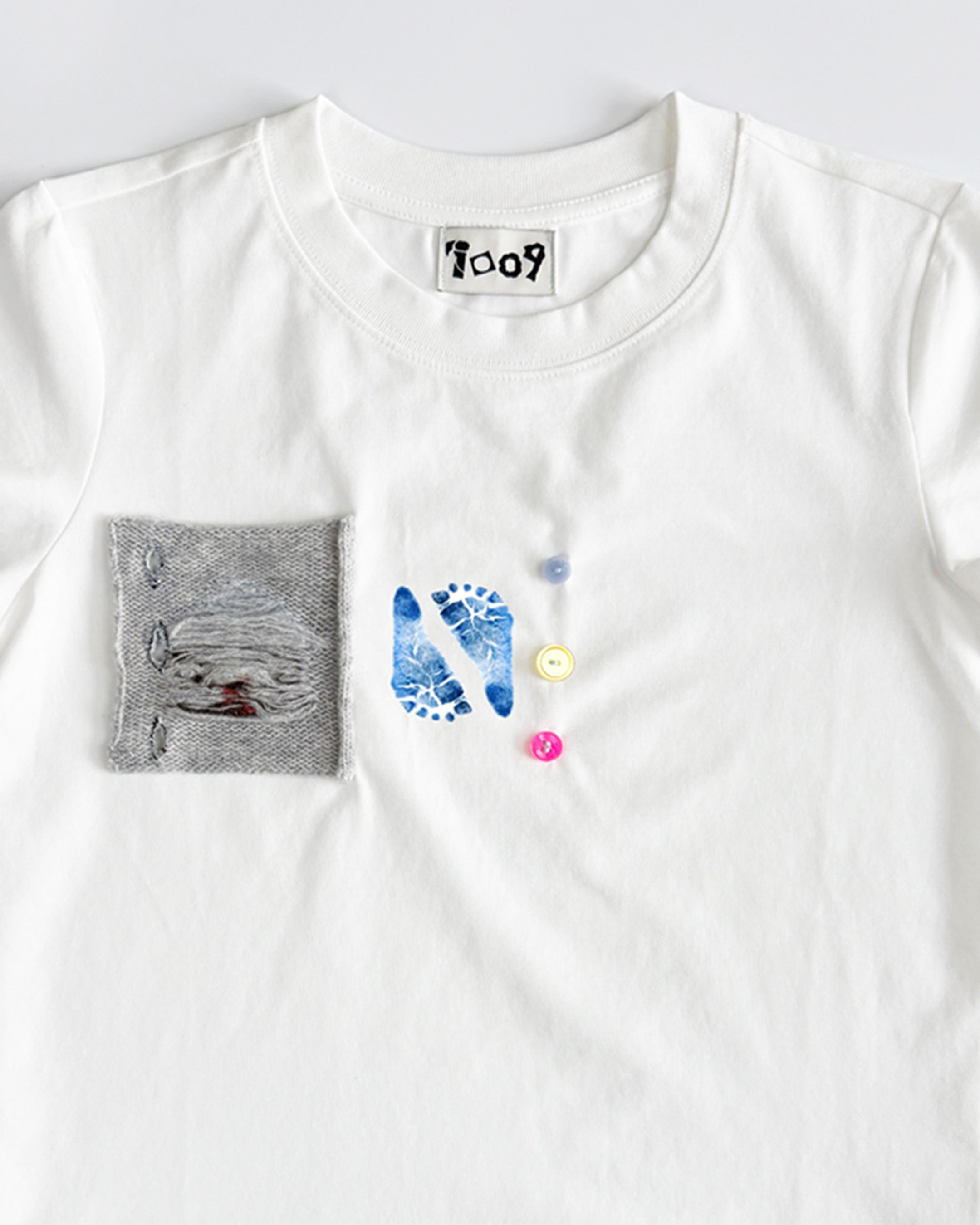 handmade graphic t-shirt house motif childhood design