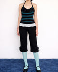 Halter neck knitted camisole