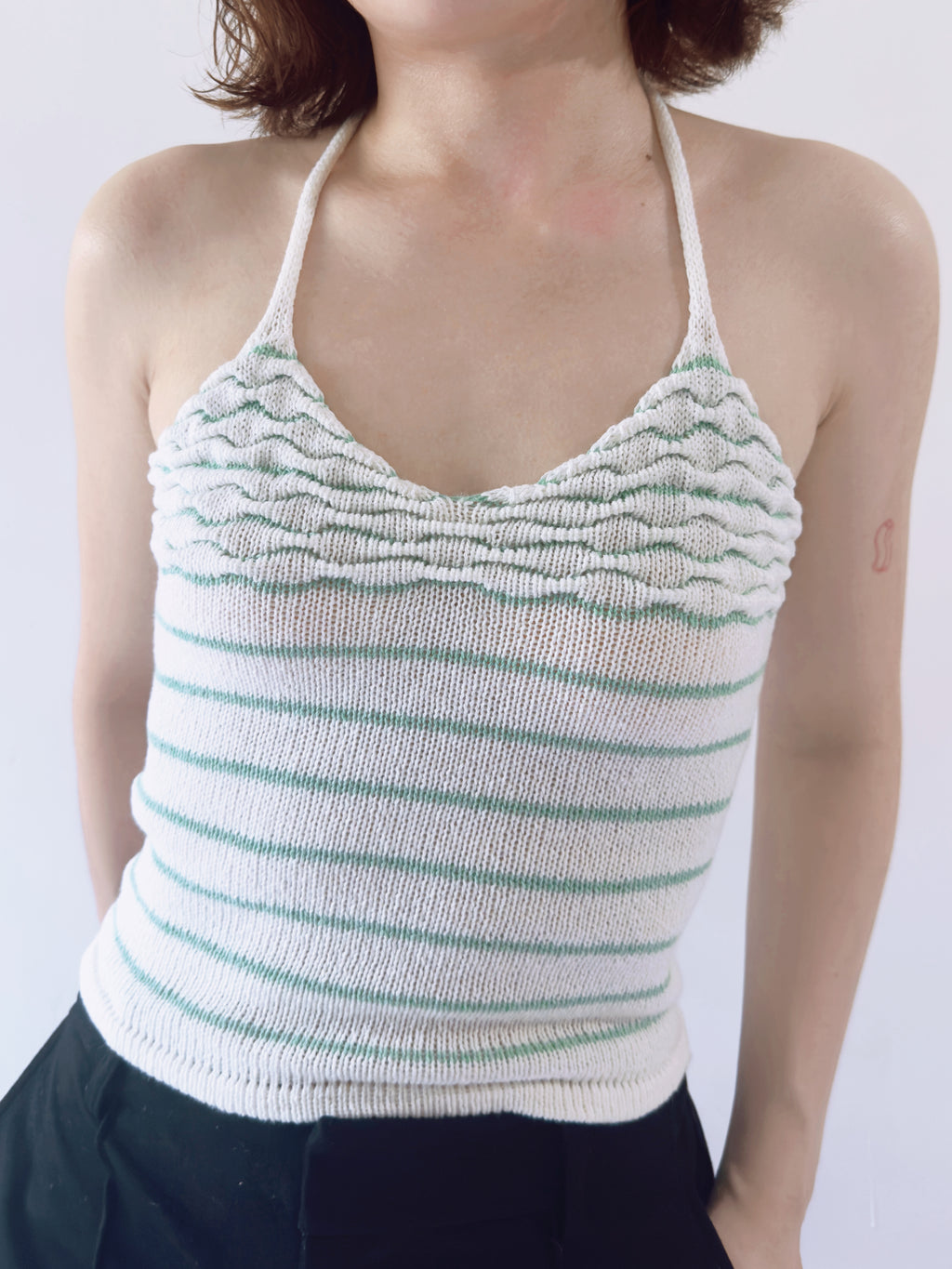 Ripple Halter neck camisole