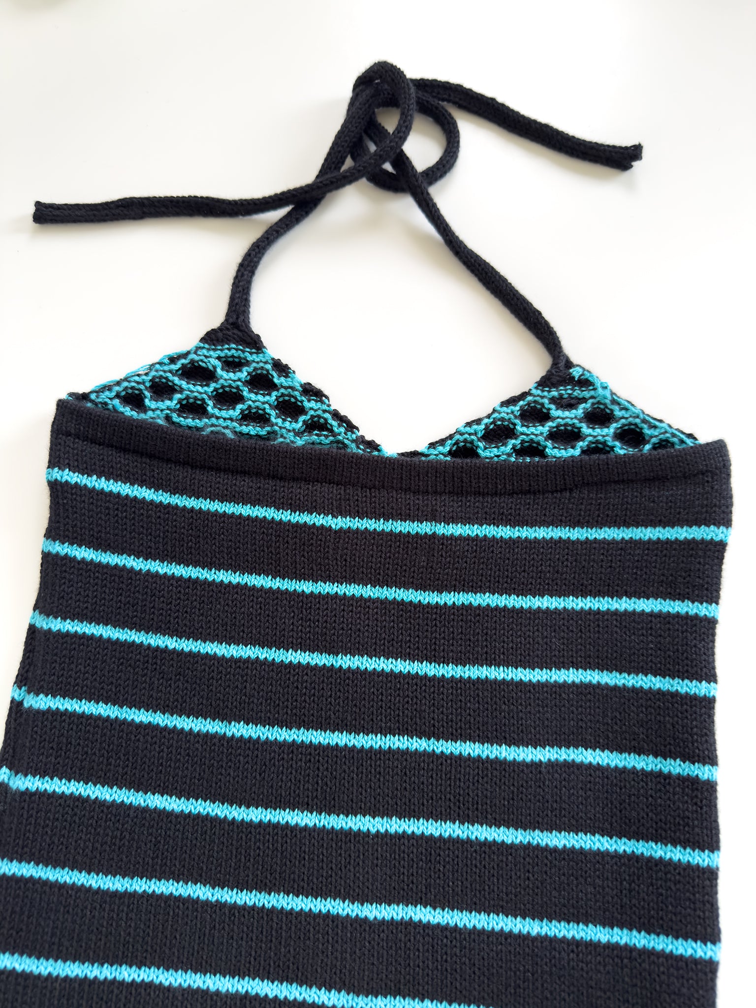 Halter neck knitted camisole