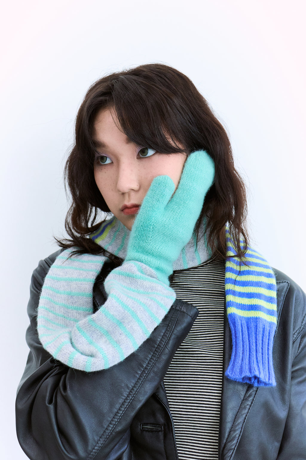 The Other End Scarf-Mint